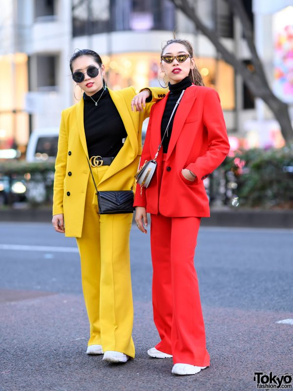 Colorful Women’s Suits Styles in Harajuku w/ Zara, UNIQLO, YSL, Fendi ...