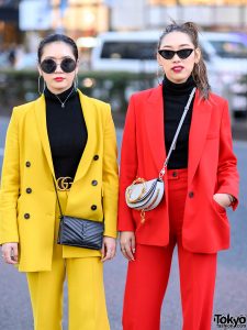 Colorful Women’s Suits Styles in Harajuku w/ Zara, UNIQLO, YSL, Fendi ...
