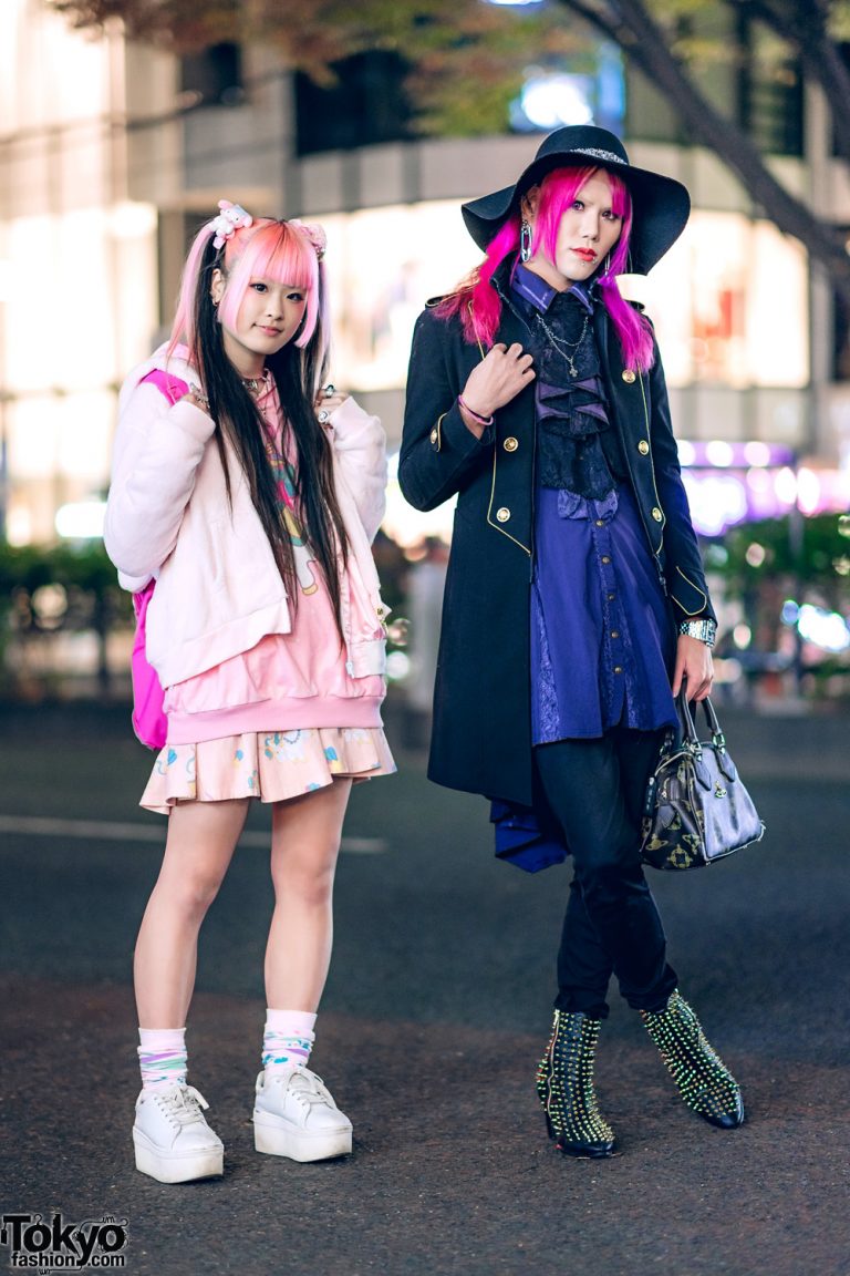 Harajuku Street Styles w/ Pink Hair, ACDC Rag, Buffalo Bob’s, Ozz Croce ...