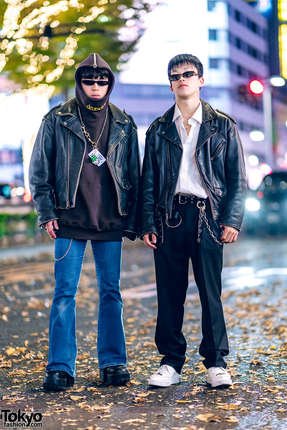 Tokyo Mens Street Styles w Motorcycle Jackets John Lawrence