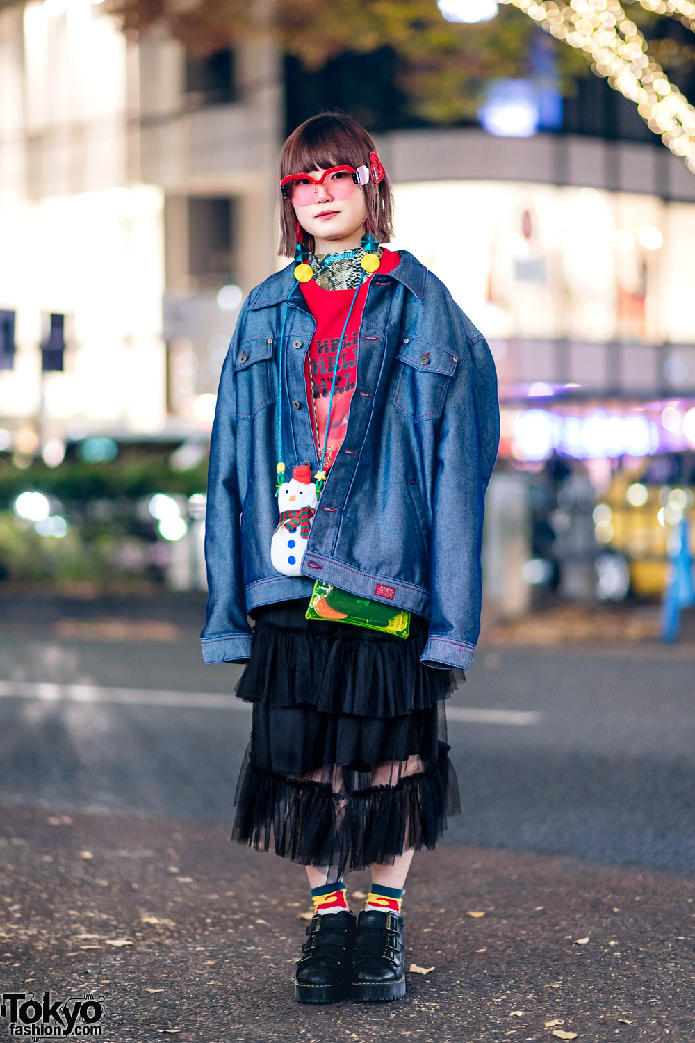 Harajuku Streetwear Style w/ Pinnap Oversized Denim Jacket 