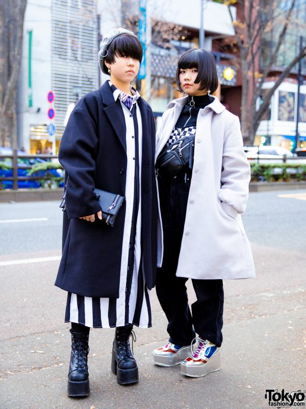 Tokyo Monochrome Streetwear Styles w/ WEGO, Codona De Moda, Kinglymask, Demonia, Cayhane, (Me), Merry Jenny & Spinns