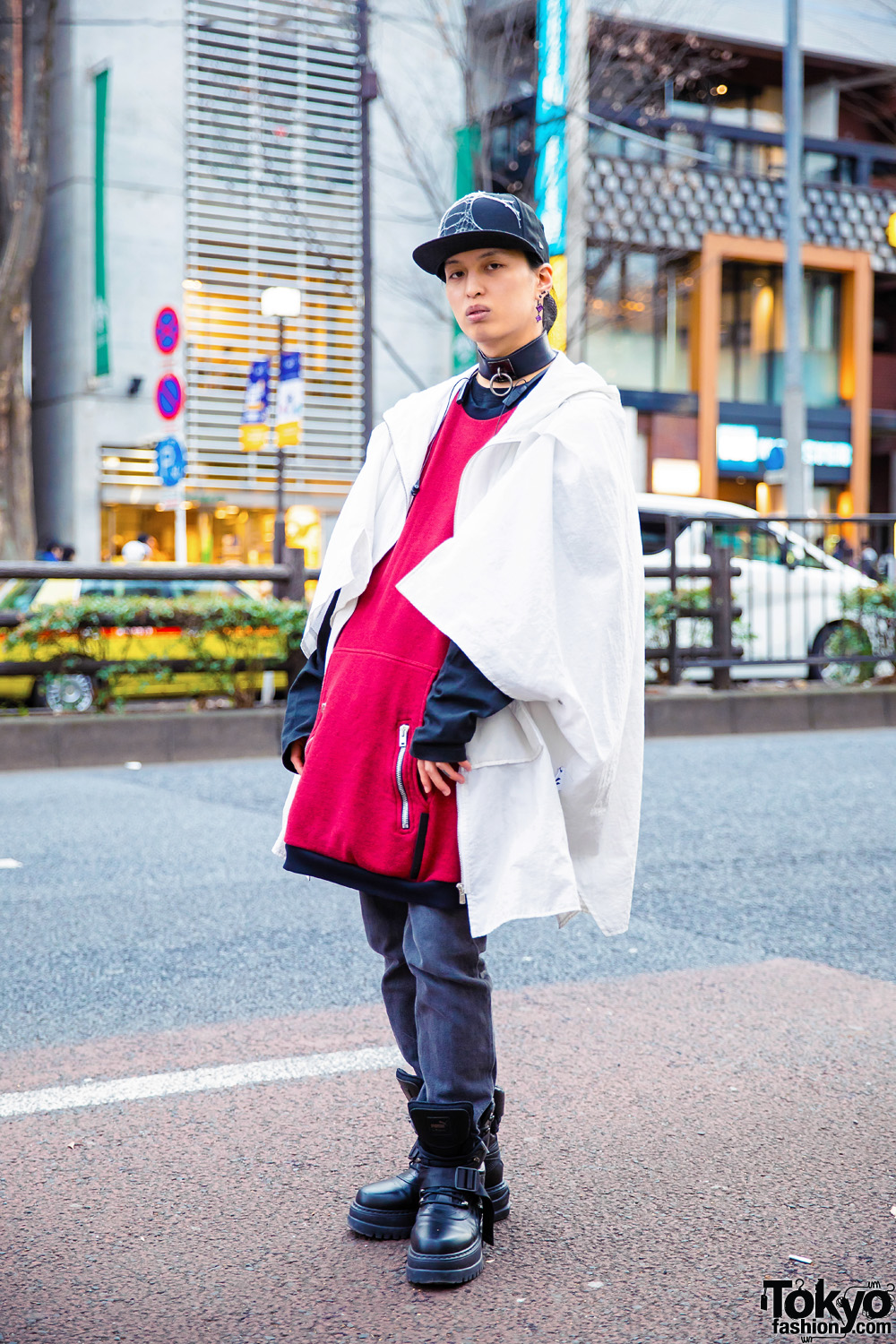 Japanese Streetwear w/ Phire Wire Coat, Asger Juel Larsen Sweater, Coen Jeans, Alice Auaa & Fenty x Puma Boots