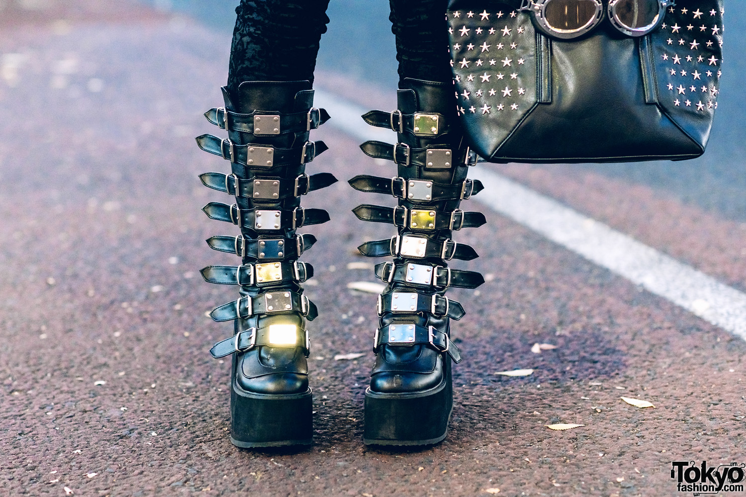 goth girl boots