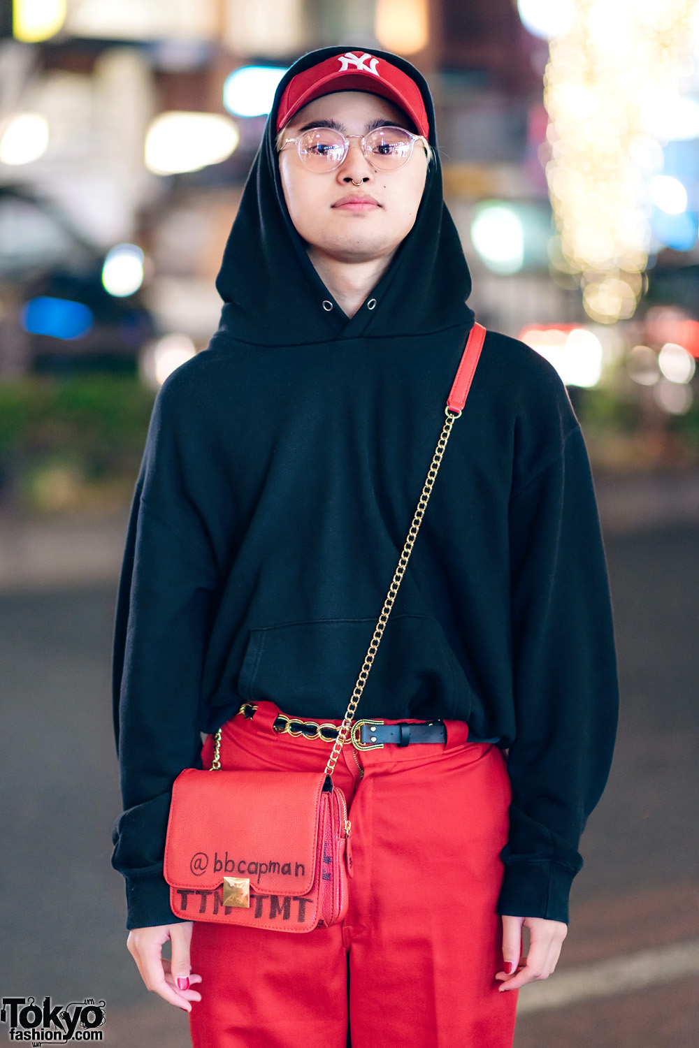 Tokyo Street Fashion w/ Zara Sequin Sweater, Forever21, Guess 