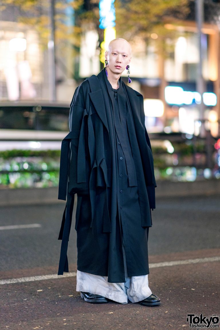 Japanese Musician in Harajuku w/ Kemono Japan Oversized Coat, Nozomi ...