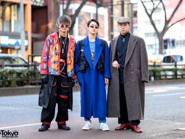 Tokyo Mens Maxi Coats Streetwear w/ Marithe + Francois Girbaud ...