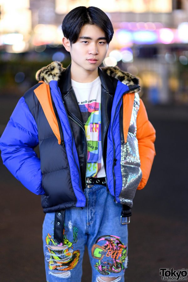 Tokyo Mens Streetwear Fashion w/ Moschino Puffer Jacket, Issey Miyake ...