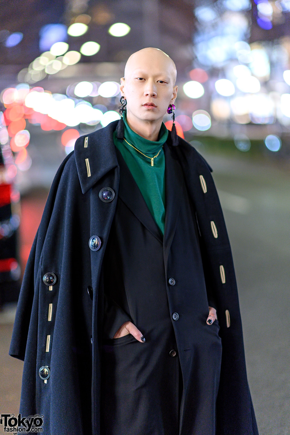 Tokyo Menswear Street Style w/ Tassel Earrings, Yohji Yamamoto, Y’s ...