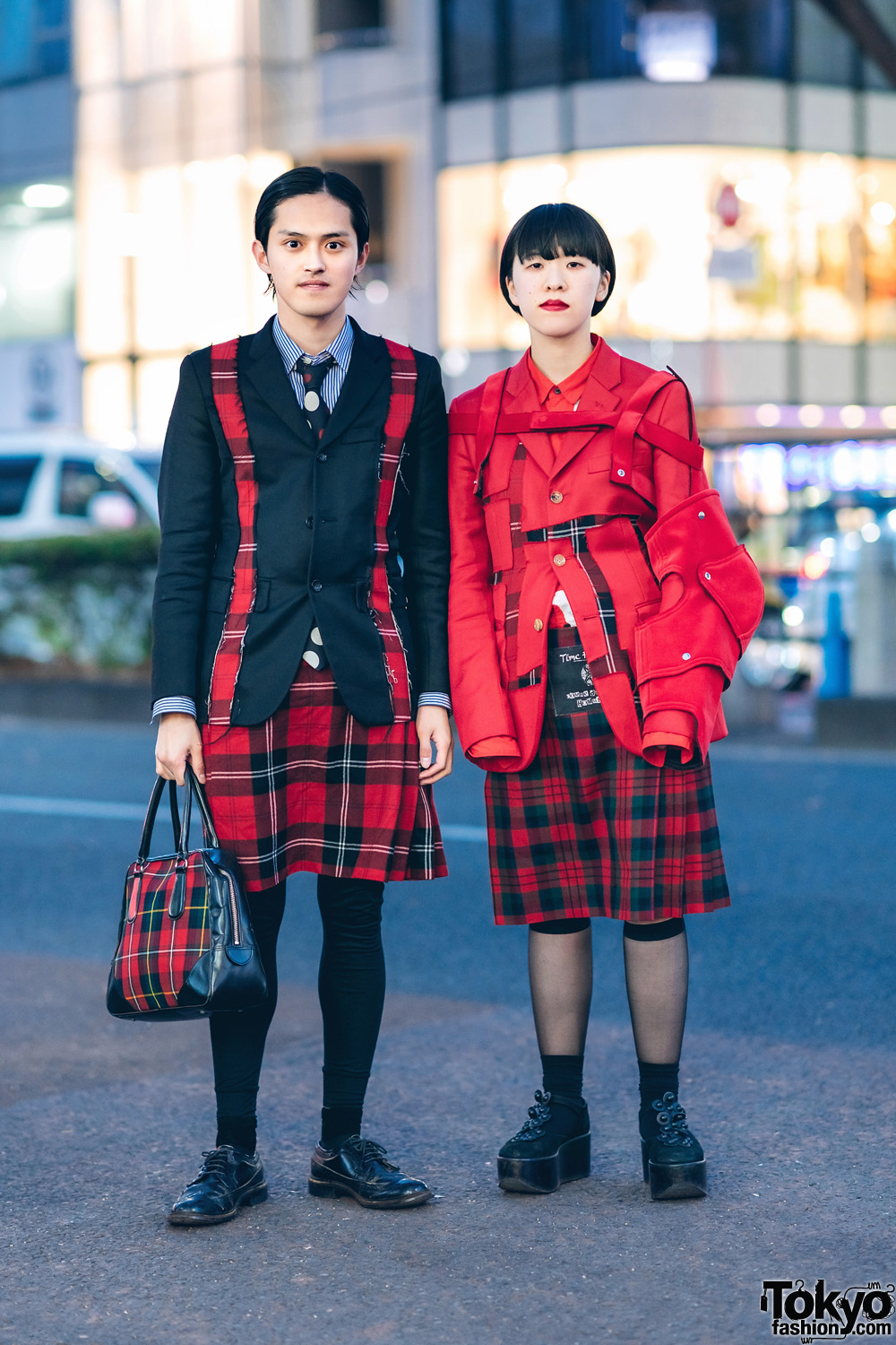 Comme des Garcons Homme Plus x Jamie Reid “Time For Magic” Plaid