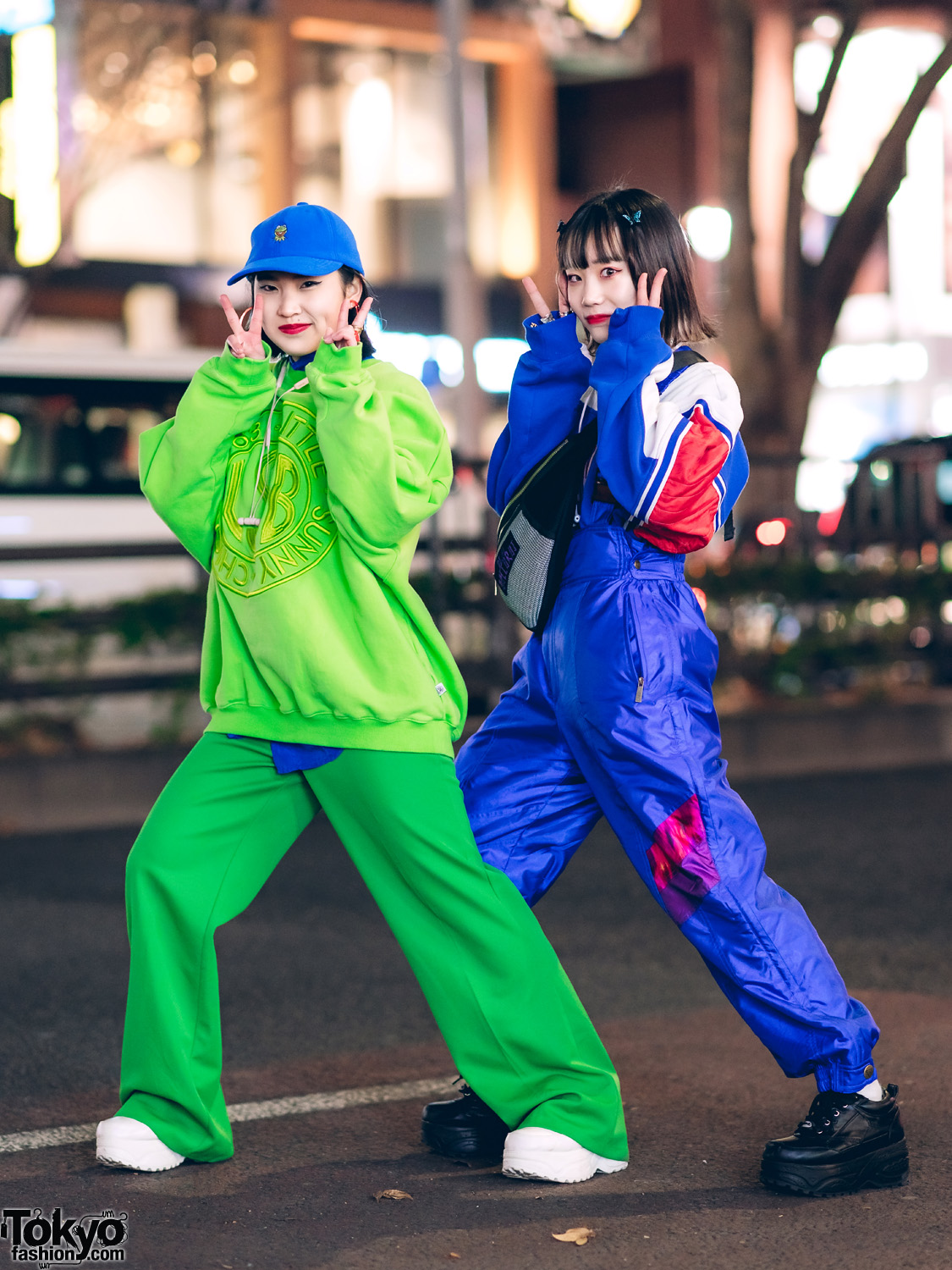 Fun Colorful Harajuku Street Styles w/ Kermit the Frog, Little Sunny Bite, RRR Vintage, Pinnap, Chakuchakuchaku & Yosuke