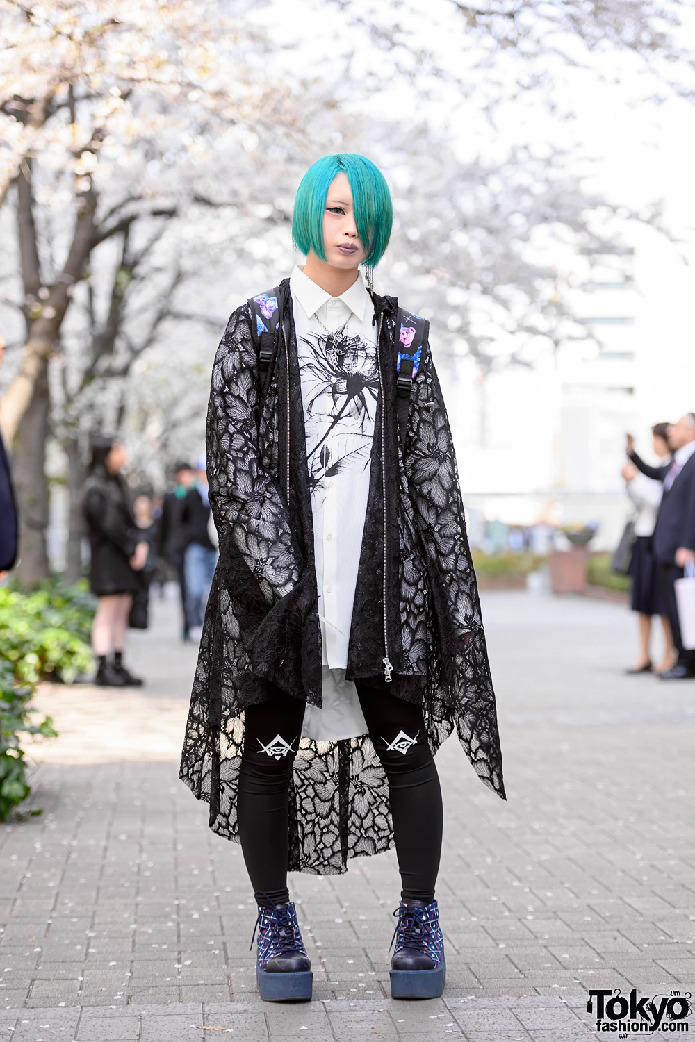 Bunka Fashion College Student w/ Green Hair, Civarize Fashion, Deal Design & Yosuke Boots