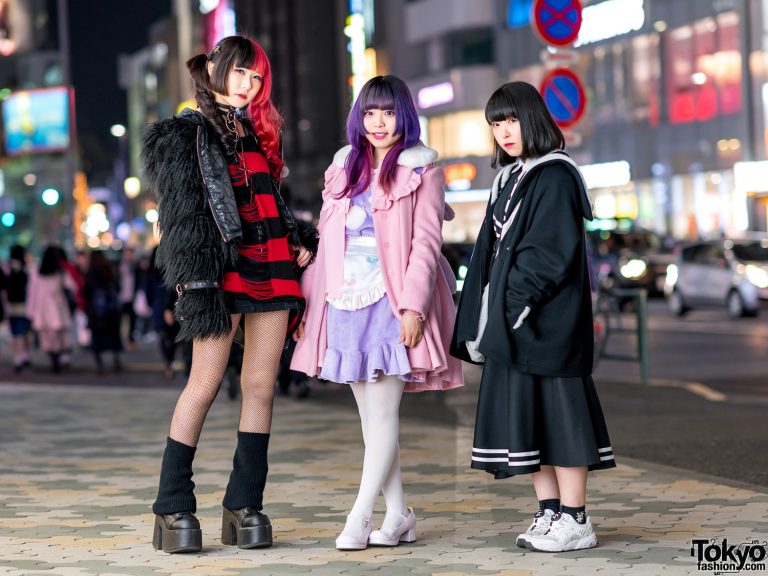 Harajuku Girls Street Styles w/ Killstar, Hellcat Punks, Demonia ...