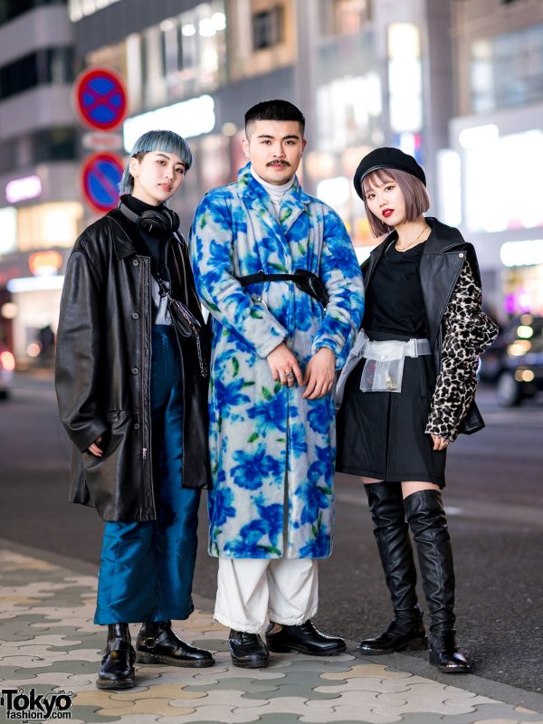 Japanese Trio Streetwear Styles w/ Brooks Brothers, Perverze, Dr. Martens, Bigotre, Atmos Pink & Murral