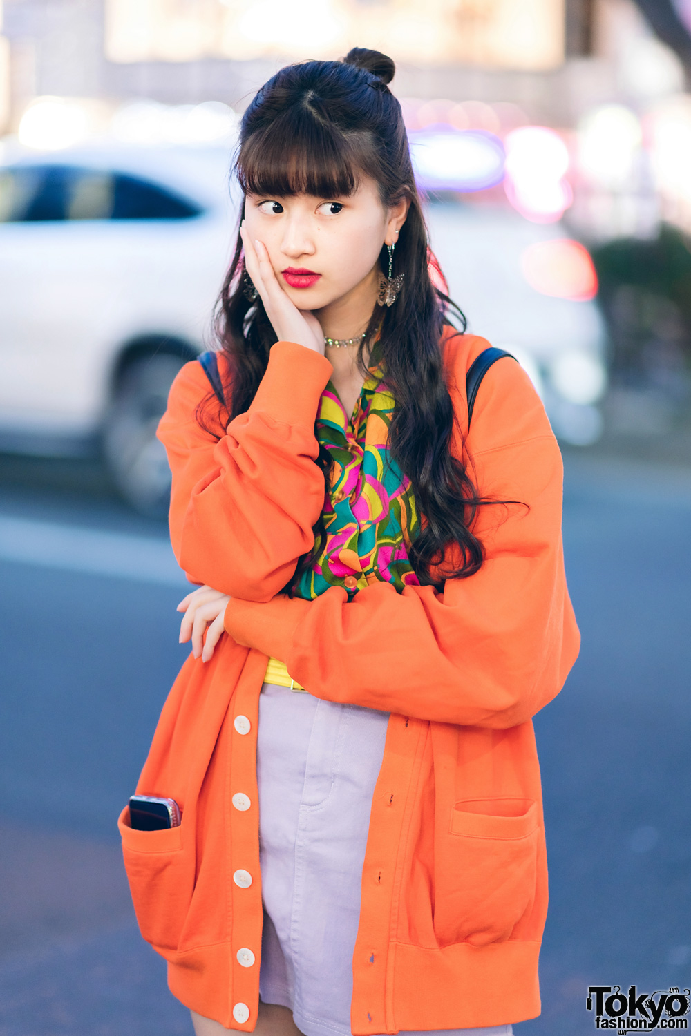 Japanese Pop Idol A-pon in Vintage-Inspired Street Fashion w/ Butterfly ...