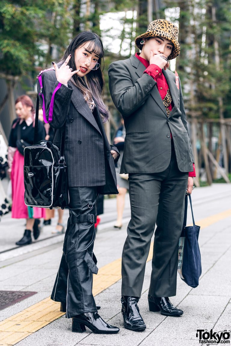 Japanese Street Styles w/ Two-Tone Hair, Leopard Hat, Faith Tokyo ...