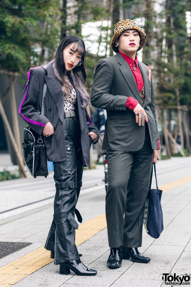 Japanese Street Styles w/ Two-Tone Hair, Leopard Hat, Faith Tokyo ...