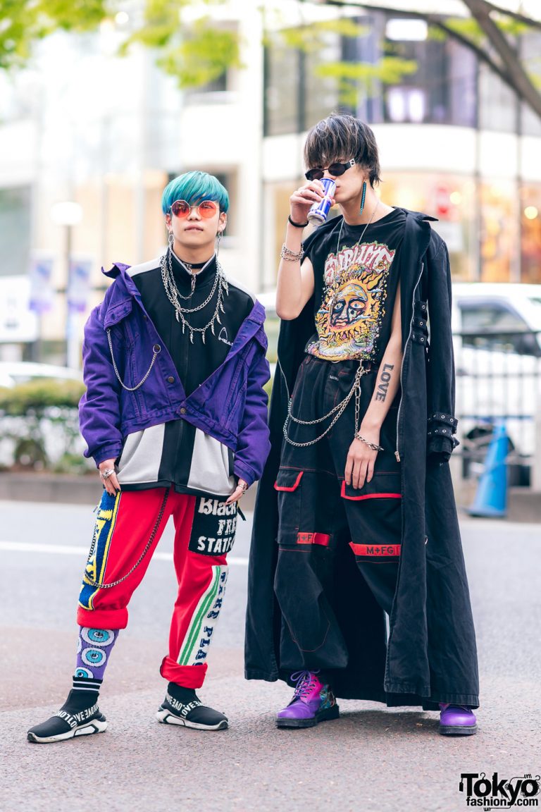 Harajuku Guys Street Styles w/ Broke City Gold Denim Jacket, Patched ...