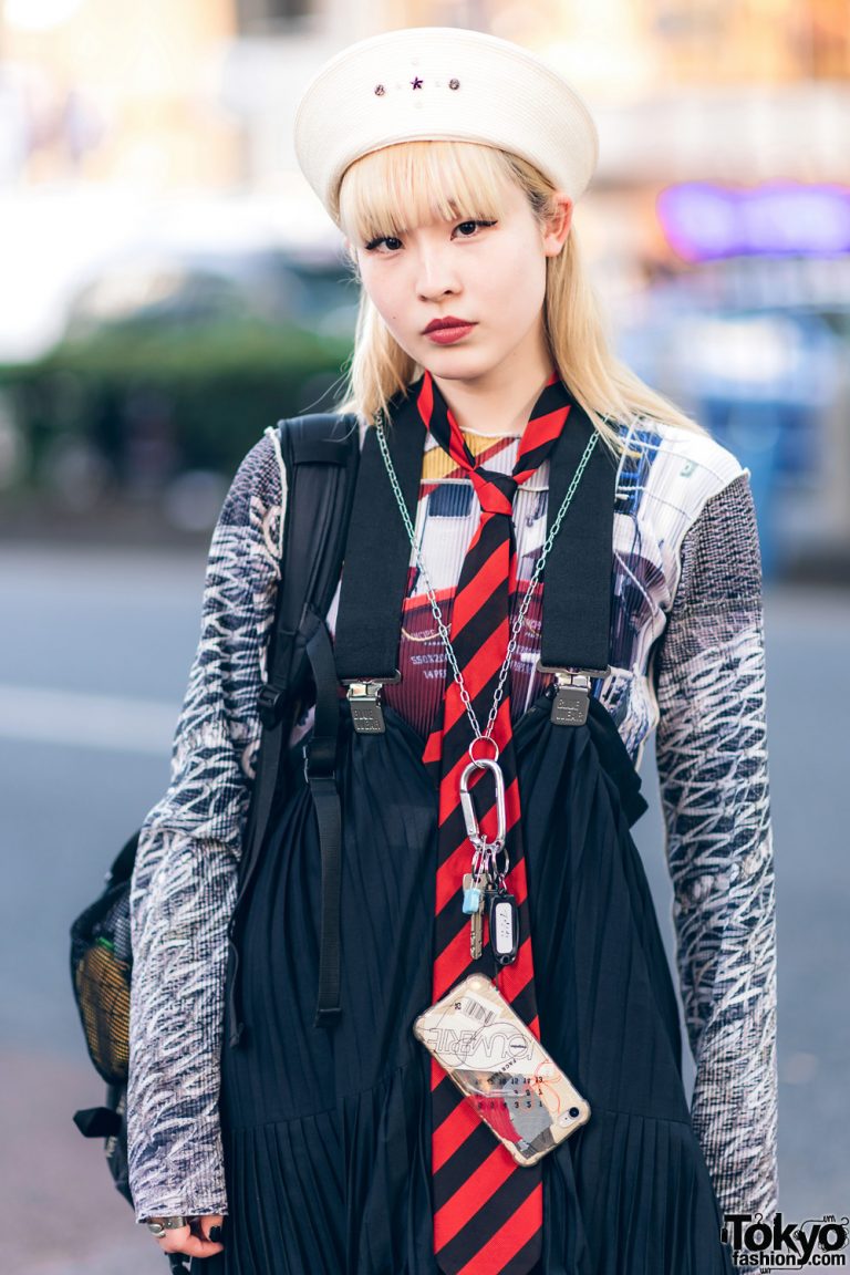 Amni Fashion Designer in Harajuku w/ Bodysong Sailor Hat ...