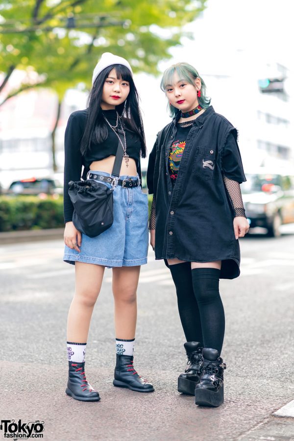 Harajuku Girls Streetwear Styles w/ Aqua Hair, Mabataki, Kinji, (ME