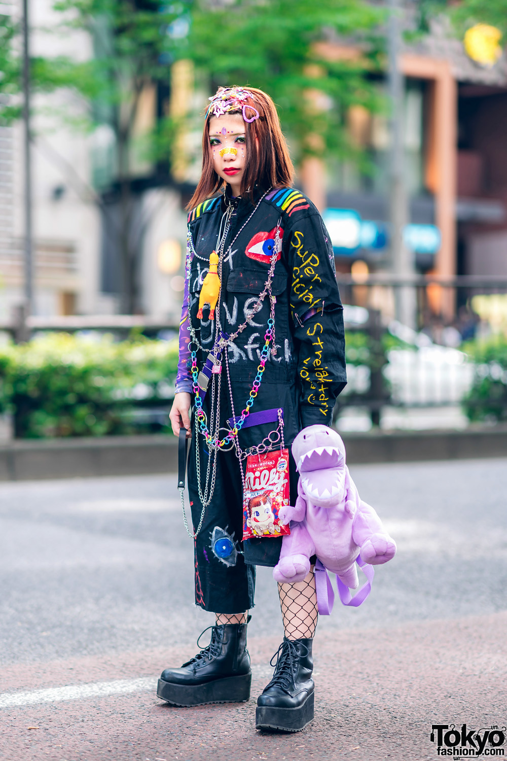 Remake Streetwear Style in Harajuku w/ Decora Hair Clips, Hand Painted ...