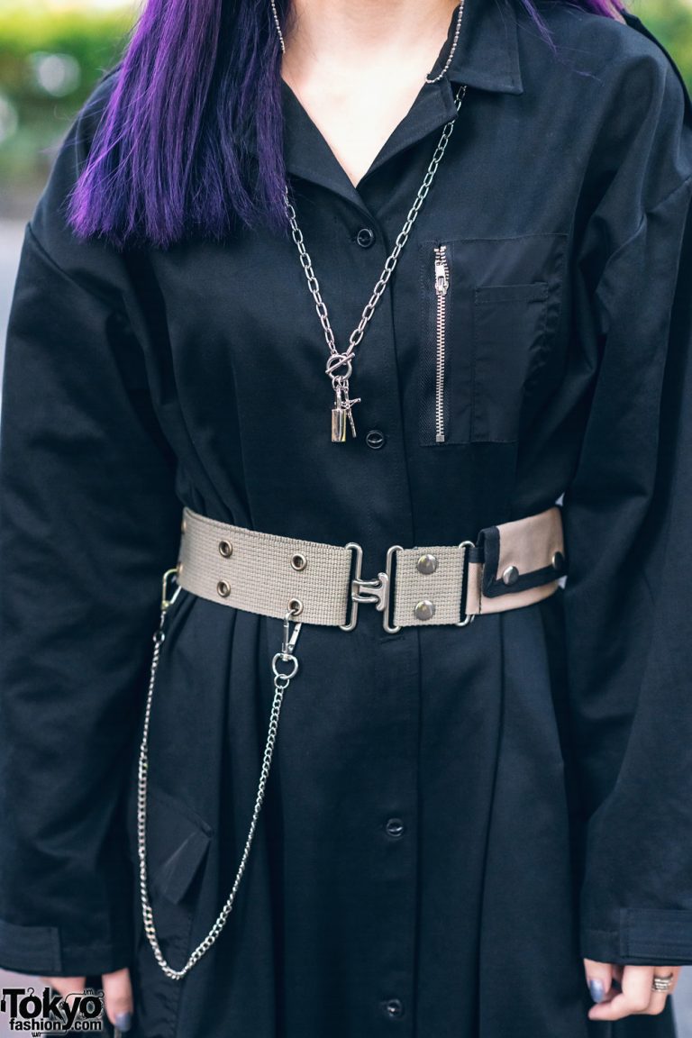 Purple Hair & Monochrome Tokyo Street Style w/ Jouetie, Focus & ME ...
