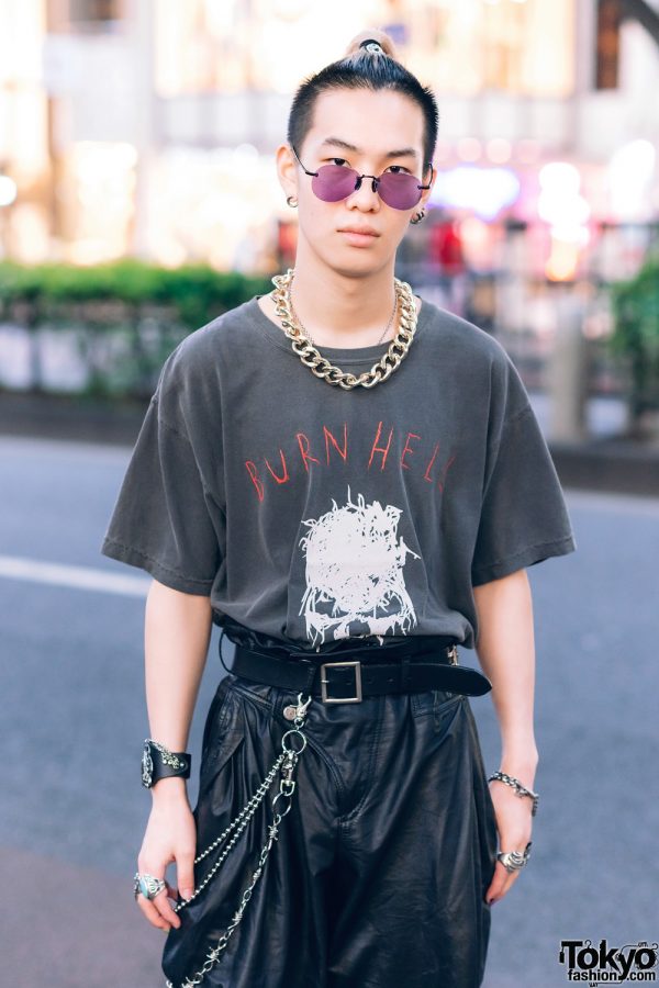 All Black Harajuku Duo Street Styles w/ Ombre Pink Hair, AZS Tokyo ...