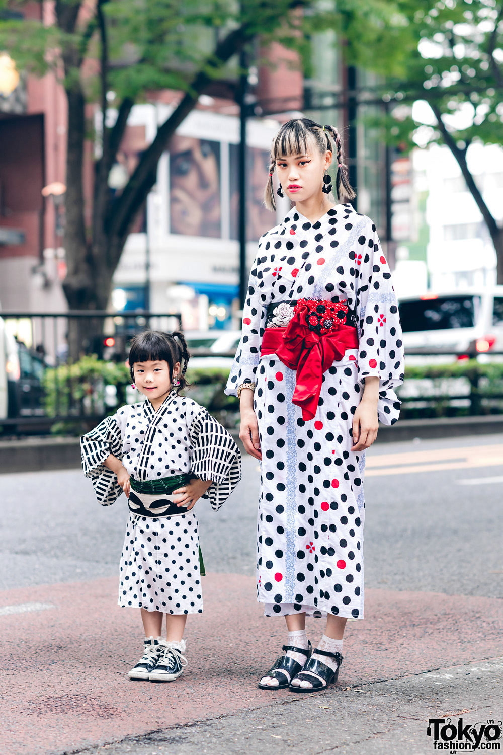 The Ivy Tokyo Jewelry Designer & Daughter in Harajuku Summer Yukata Street Styles