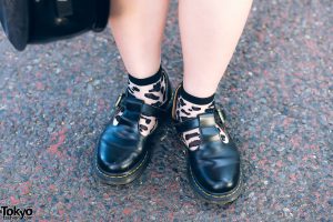 Stray Cats & Vinyl Harajuku Street Style w/ Record Headpiece, Flared ...