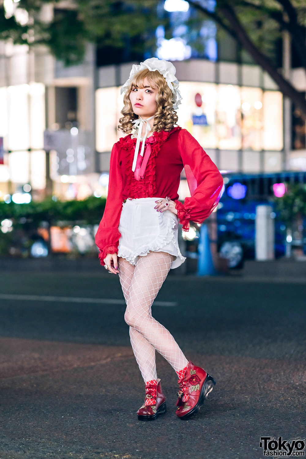 Frilly Harajuku Street Style w/ Angelic Pretty, Snidel Ruffle Shorts, Baby The Stars Shine Bright & Remake Fashion