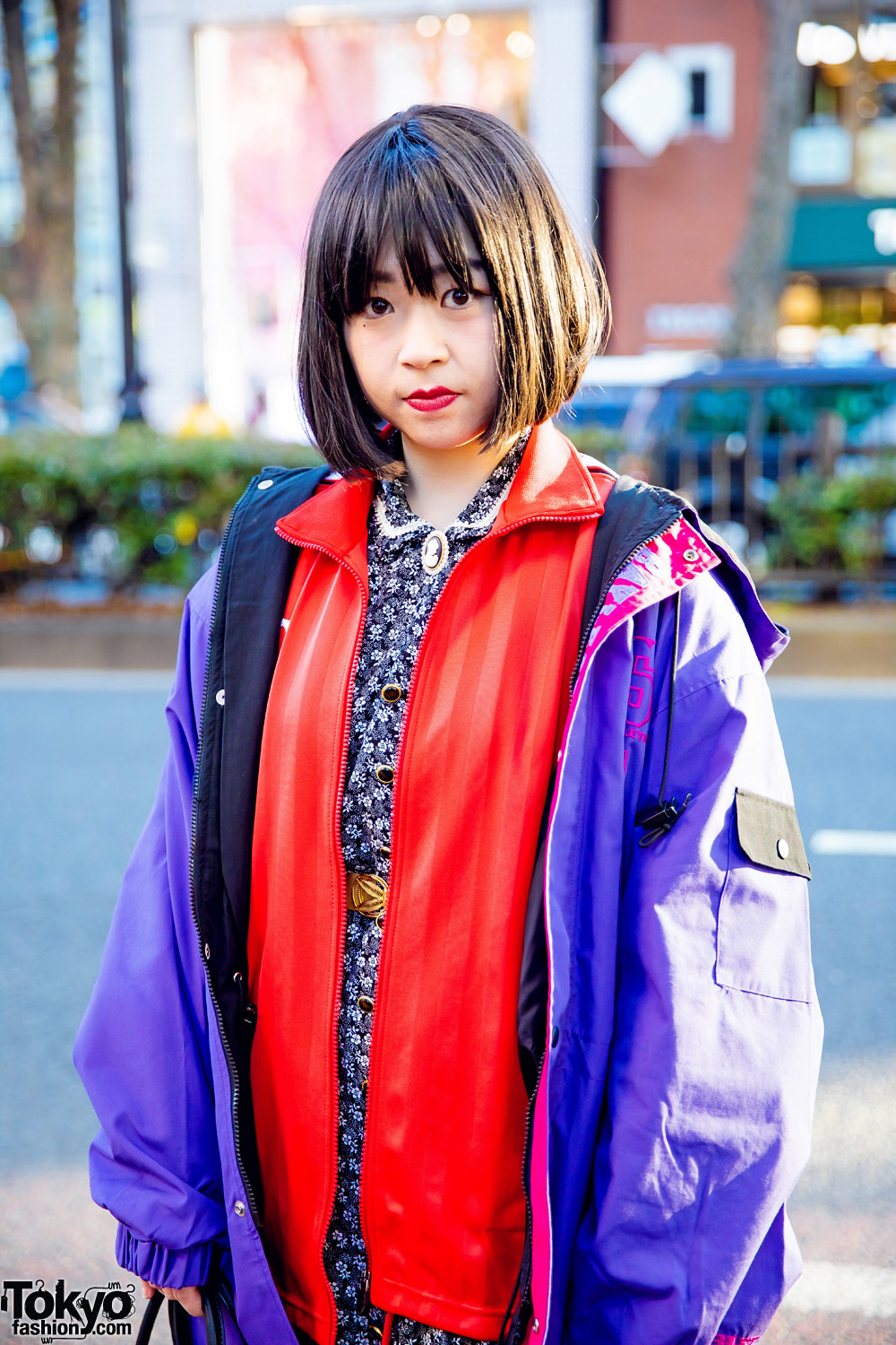 Jacket and Puma Red – Tokyo Fashion