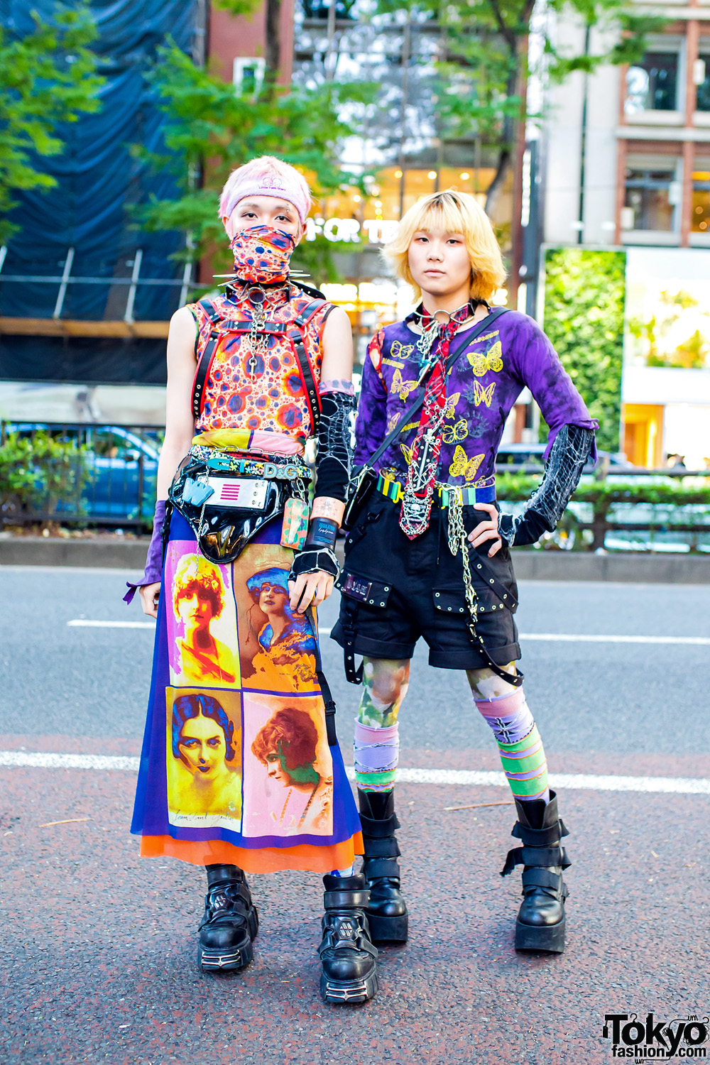 Jean Paul Gaultier Harajuku Street Styles w/ Little Twin Stars, Cyberdog, Anna Alice, New Rock, MYOB, Yohji Yamamoto & Koji Kuga