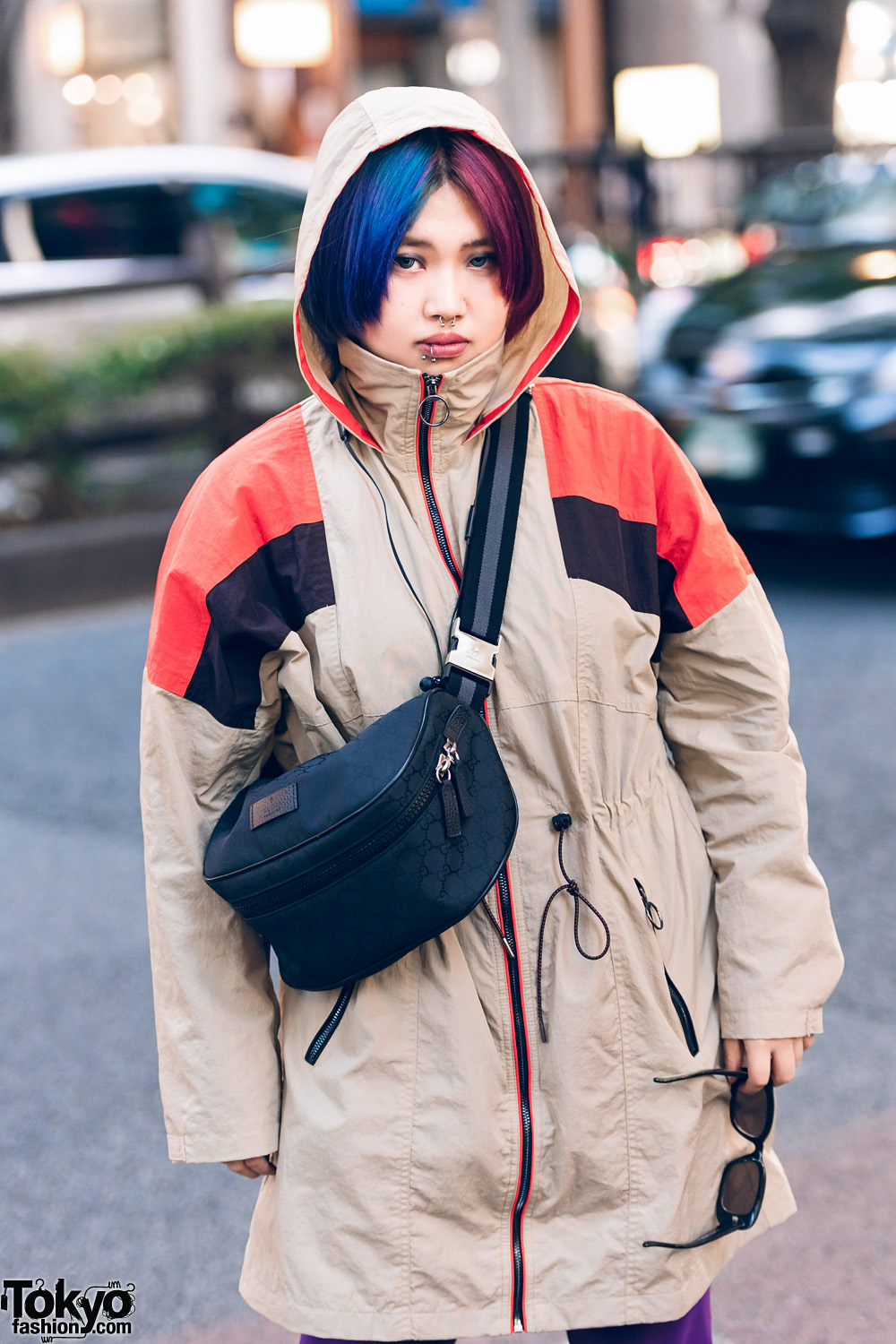 Tokyo Streetwear Style w/ Dog Harajuku Tan Hooded Jacket, Gucci Bag ...
