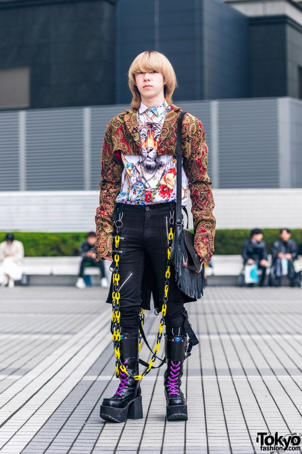 Chains & Mixed Prints w/ Dog Harajuku, Tripp NYC, Vintage & Handmade Fashion, Yosuke, Junya Watanabe & Comme des Garcons