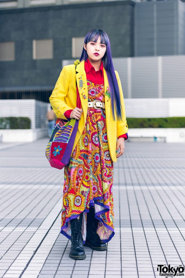 Colorful Hair & Sailor Moon Tokyo Street Styles w/ Purple Hair, Green ...