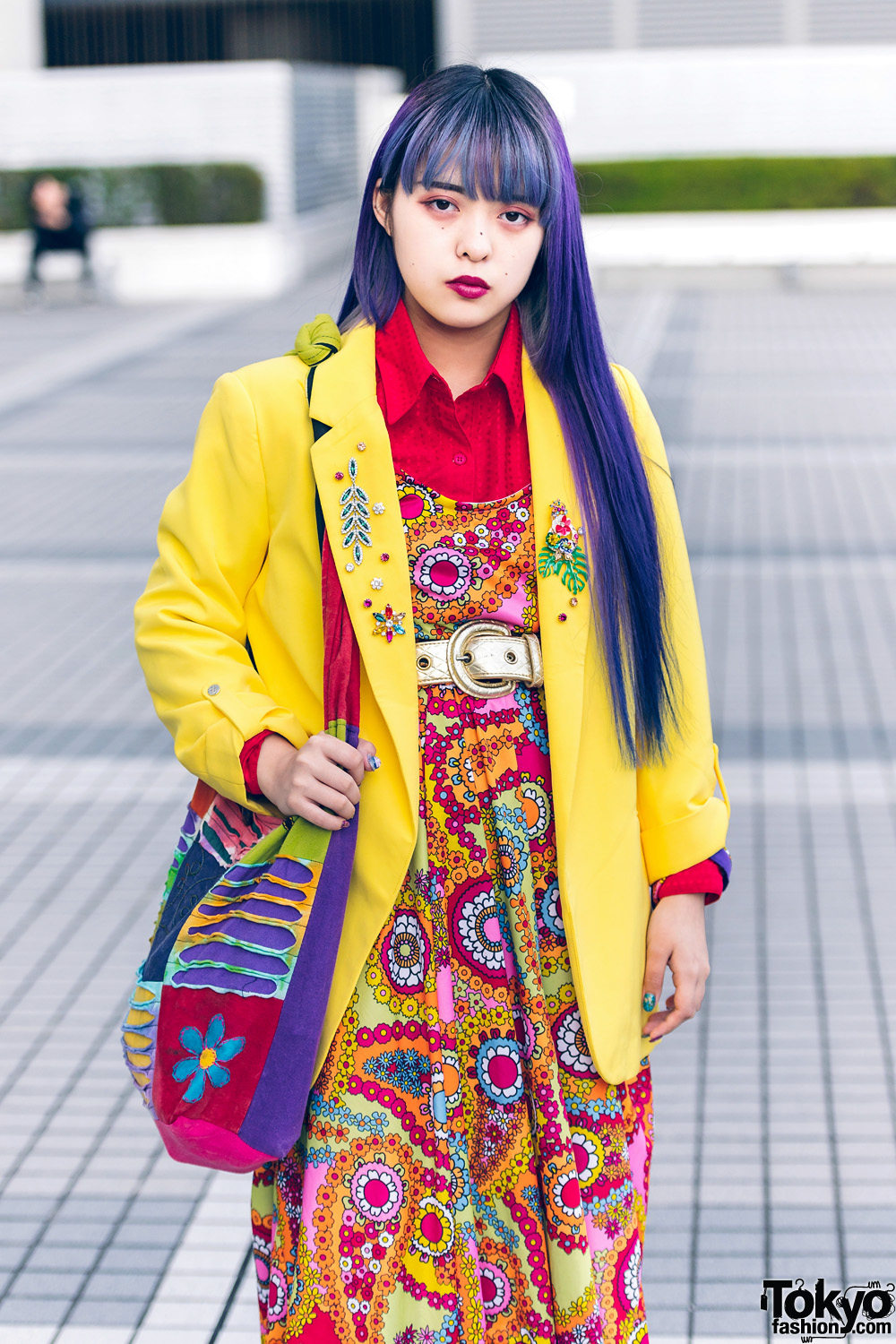 Colorful Hair & Sailor Moon Tokyo Street Styles w/ Purple Hair, Green ...