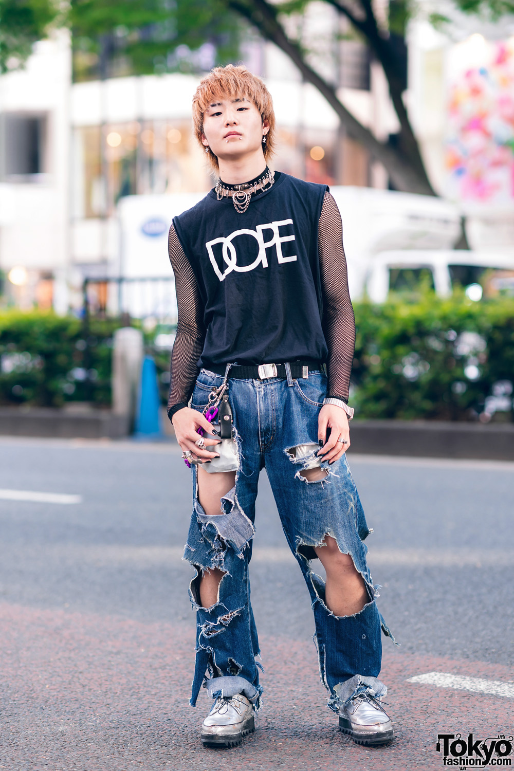 dope ripped jeans