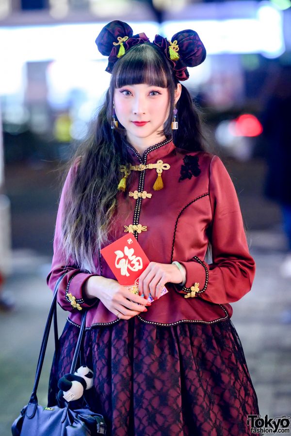 Chinese New Year Inspired Japanese Lolita Fashion by Angelic Pretty in