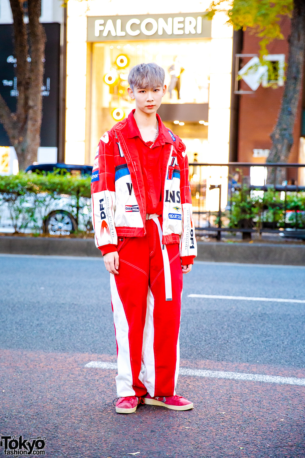 Japanese Musician in Harajuku w/ F1 Racing Jacket x San To Nibun 