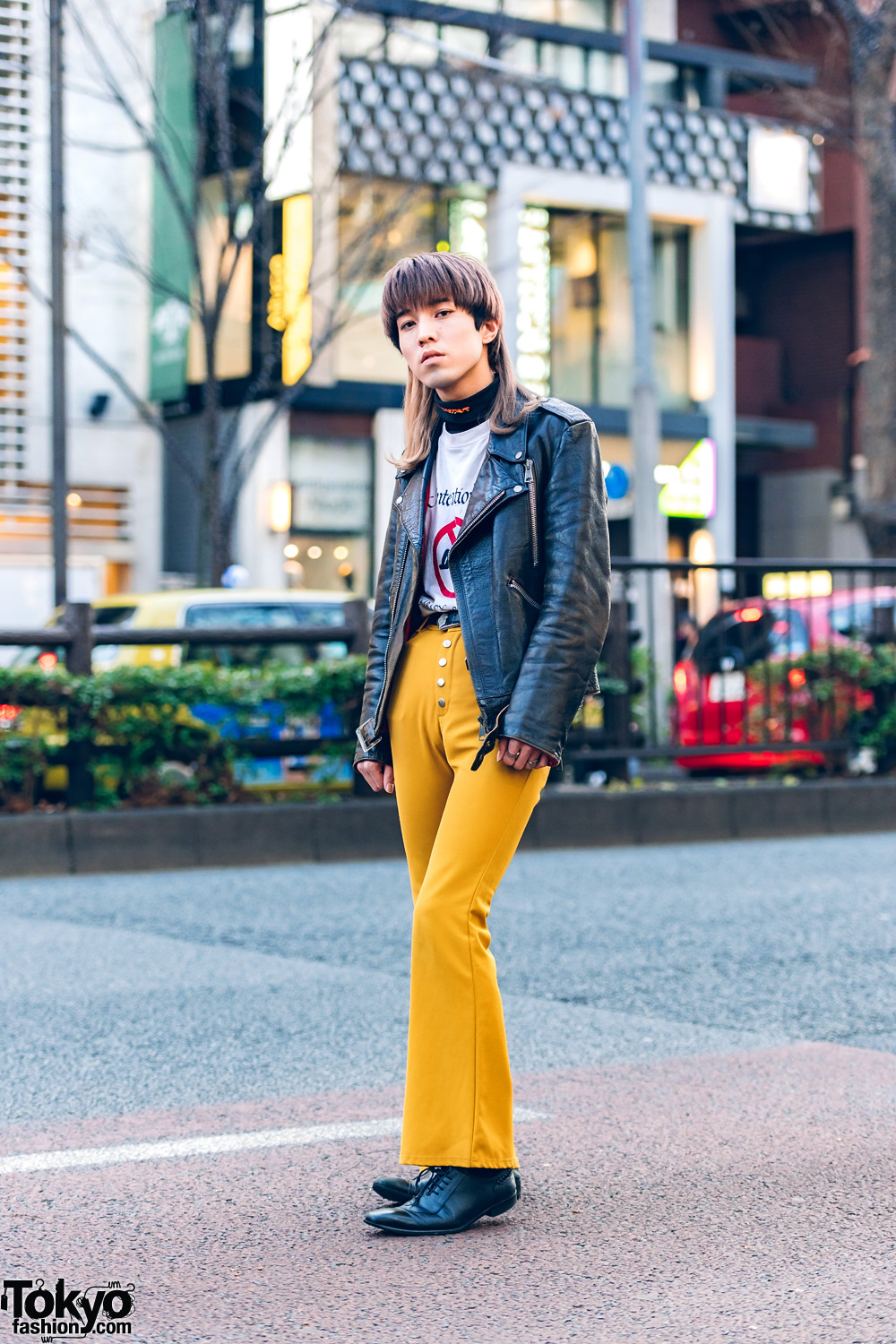 80's leather shop jacket style