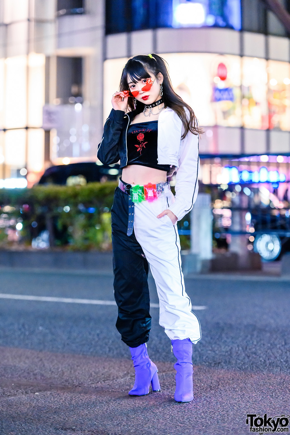 Japanese Pop Idol in Black & White Fashion – Tokyo Fashion