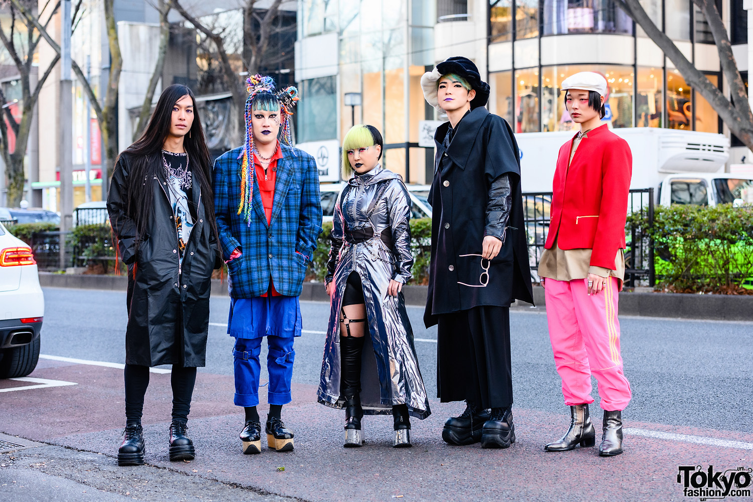 Harajuku Squad Styles w/ Cradle of Filth Tee, Multicolored Braided Buns ...