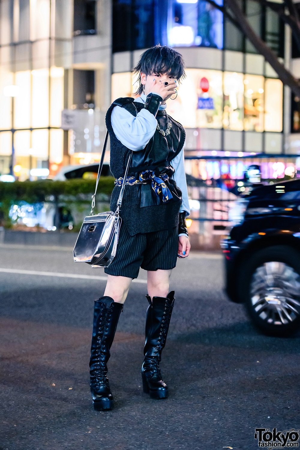 Monochrome Menswear Street Style w/ Face Mask, Yasuhiro Mihara, Zara ...