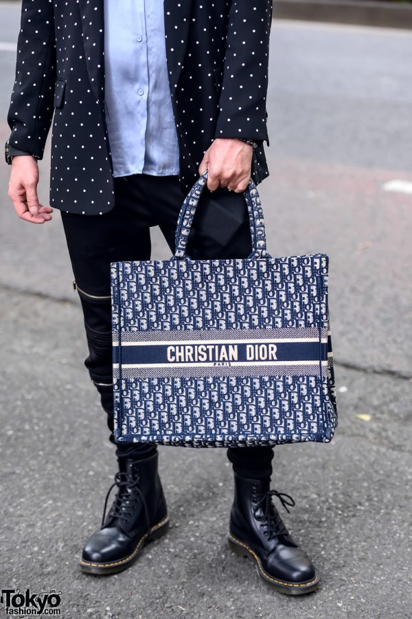Christian Dior Logo Tote Bag
