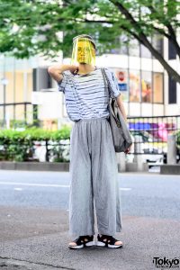 Japanese Hairdresser Wearing Sokkyou Vintage