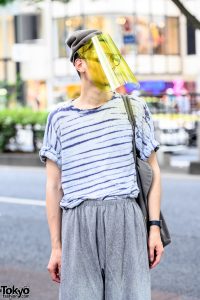 Sokkyou Vintage Striped Shirt & Visor