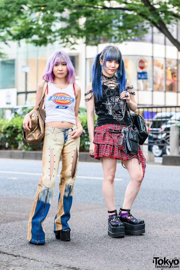 Japanese Idols Street Styles w/ Purple Bob, Blue Twin Tails, Vivienne ...