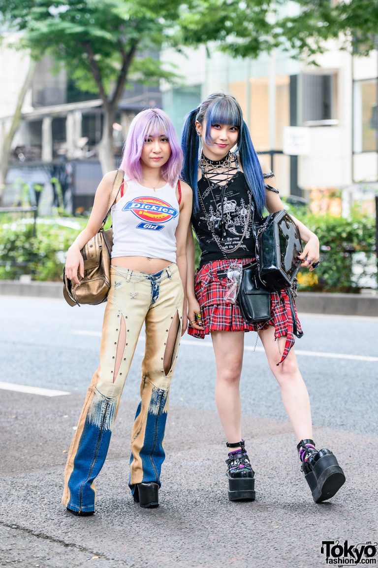 Japanese Idols Street Styles w/ Purple Bob, Blue Twin Tails, Vivienne ...