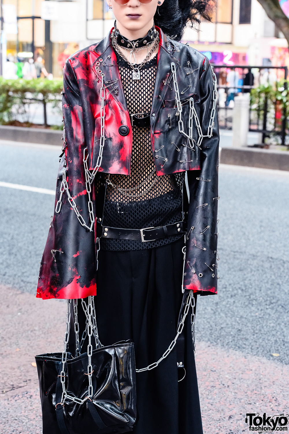 Tokyo Avant-Garde Streetwear Style w/ Huge Mohawk, Handmade Fashion ...