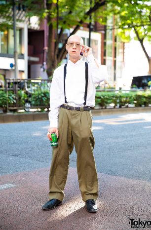 pleated khaki pants with cuffs